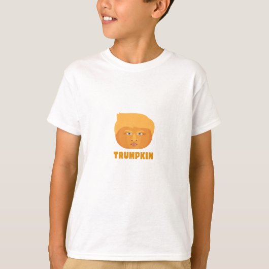 Trumpkin Pumpkin Funny Halloween Design Classic T-Shirt (Vorderseite)