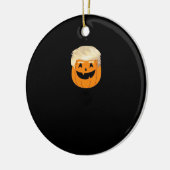 Trumpkin Pumpkin Halloween Classic Keramik Ornament (Links)