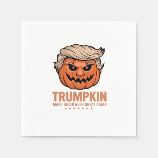 Trumpkin Pumpkin, Halloween Classic Serviette (Vorderseite)