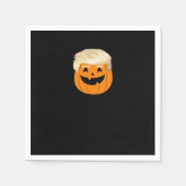 Trumpkin Pumpkin Halloween Classic Serviette (Vorderseite)