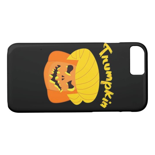 Trumpkin Pumpkin Halloween Design - Retro Slogan Case-Mate iPhone Hülle (Rückseite (Horizontal))