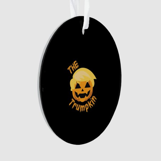 Trumpkin Pumpkin Halloween Design - Sloth Costume Ornament (Vorderseite)