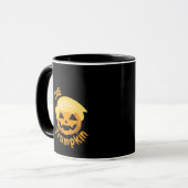 Trumpkin Pumpkin Halloween Design - Sloth Costume Tasse (Vorderseite Links)