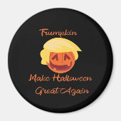 Trumpkin Pumpkin Halloween Design - Spooky Basic S Magnet (Vorne)