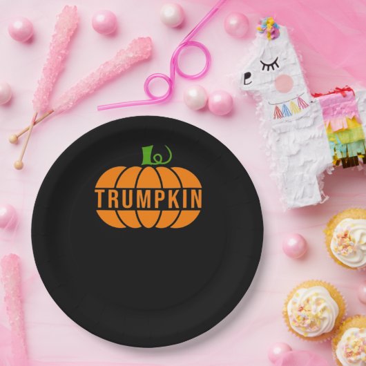 Trumpkin Pumpkin Pappteller (Party)