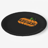 Trumpkin Pumpkin Pappteller (Schrägansicht)