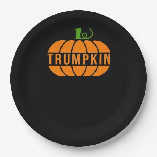 Trumpkin Pumpkin Pappteller (Vorderseite)