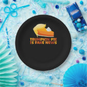 Trumpkin Pumpkin Pie Funny Erntedank Angepasst Pappteller (Party)