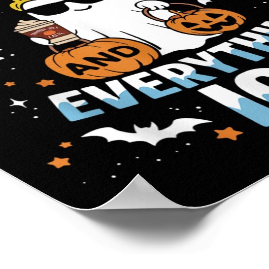 Trumpkin Sce And Everything Ice Fall Autumn Hallow Poster (Ecke)