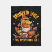Trumpkin Sce And Everything Ice Liberal Fall Hallo Fleecedecke (Vorderseite)