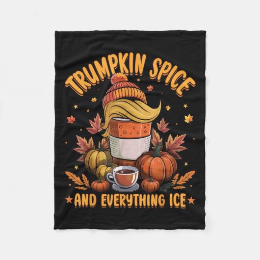 Trumpkin Sce And Everything Ice Liberal Fall Hallo Fleecedecke (Vorderseite)