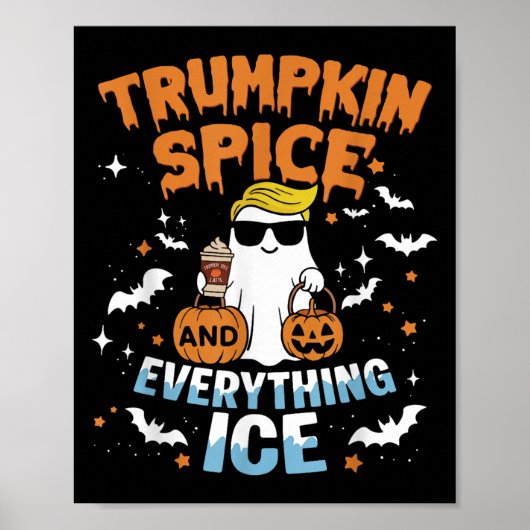 Trumpkin Sce Und Alles Eis fällt Herbst Hallow Poster (Vorne)