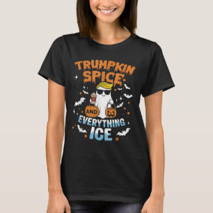 Trumpkin Sce Und Alles Eis fällt Herbst-Halloween T-Shirt