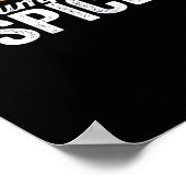 Trumpkin Spice Funny Political Halloween Joke Poster (Ecke)