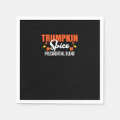 Trumpkin Spice Halloween Erntedank Funny Serviette (Vorderseite)