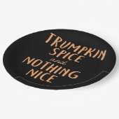 Trumpkin Spice Nice Pappteller (Schrägansicht)