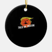 Trumpkin - Trick oder Verrat Halloween Keramik Ornament (Vorne)