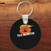 Trumpkin - Trick oder Verrat Halloween Schlüsselanhänger (Vorderseite)
