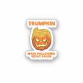 Trumpkin USA machen Halloween wieder großartig Aufkleber (Vorderseite)