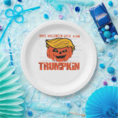 Trumpkin USA machen Halloween wieder großartig Pappteller (Party)