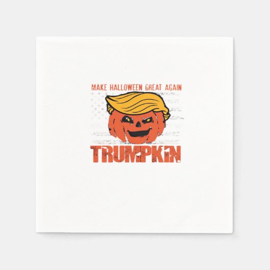 Trumpkin USA machen Halloween wieder großartig Serviette (Vorderseite)
