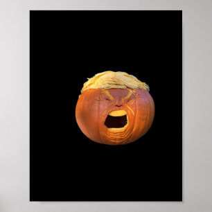 Trumpkin - Witziges Halloween Poster