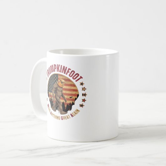 Trumpkinfoot Trumpkin macht alles Großartige Kaffeetasse (Vorderseite Links)
