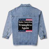 Trumpless-Denimjacke Jeansjacke (Rückseite)