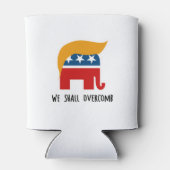 Trumplican - Wir werden über Kamm stoßen Dosenkühler (Rückseite)