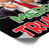 Trumpmas - Weihnachtsmann Donald Trump Poster (Ecke)