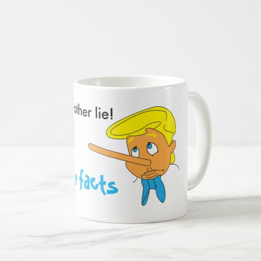 Trumpnocchio Kaffeetasse (VorderseiteRechts)