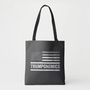 Trumponomics Amerikanische Wahlflagge Trump Republ Tasche