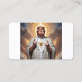 Trumps 10 Gebote Visitenkarte (Rückseite)