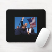 Trumps Angriff auf Trump im Kampf für Amerika - Tr Mousepad (Mit Mouse)