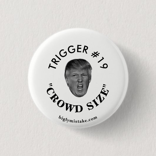 Trumps Auslöser #19 Button (Vorderseite)