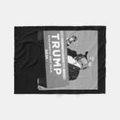 Trumps Bullet Mid Air Fleecedecke (Vorderseite (Horizontal))