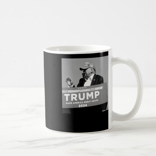 Trumps Bullet Mid Air Kaffeetasse (Rechts)