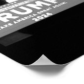 Trumps Bullet Mid Air Poster (Ecke)