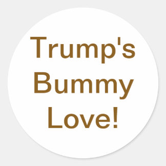 Trumps Bummy Liebe! Hankamer Artjunkhaus Lecker Sp Runder Aufkleber