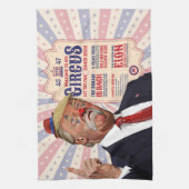 Trumps Clown Show Circus - Vintage Poster Design Geschirrtuch (Vertikal)