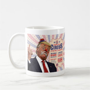 Trumps Clown Show Circus - Vintage Poster Design Kaffeetasse
