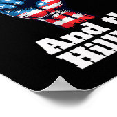 Trumps designierter Präsident Ich habe für ungläub Poster (Ecke)