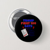 Trumps erste 100 Tage schlechteste Umfragewerte fü Button (Vorne & Hinten)