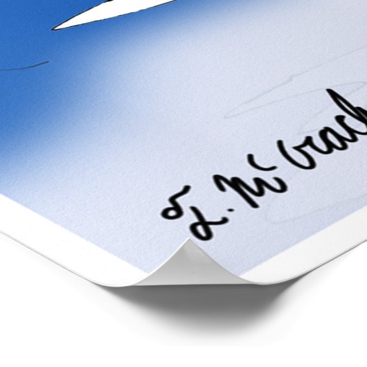 Trumps Freiheitsstatue Poster (Ecke)