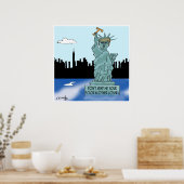 Trumps Freiheitsstatue Poster (Küche)