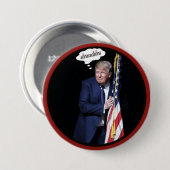 Trumps geheimer Plan, Amerika wieder groß zu mache Button (Vorne & Hinten)