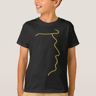 Trumps Golden Profil (groß)  T-Shirt