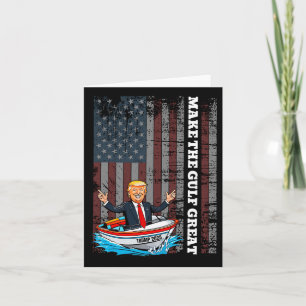 Trumps Golf macht den Golf zum großen Funny Karte