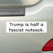 Trumps halbfaschistischer Nutsack Hankamer Artjunk Autoaufkleber (Auf Auto)