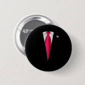 Trumps Halloween-Kostüm Button (Vorne & Hinten)